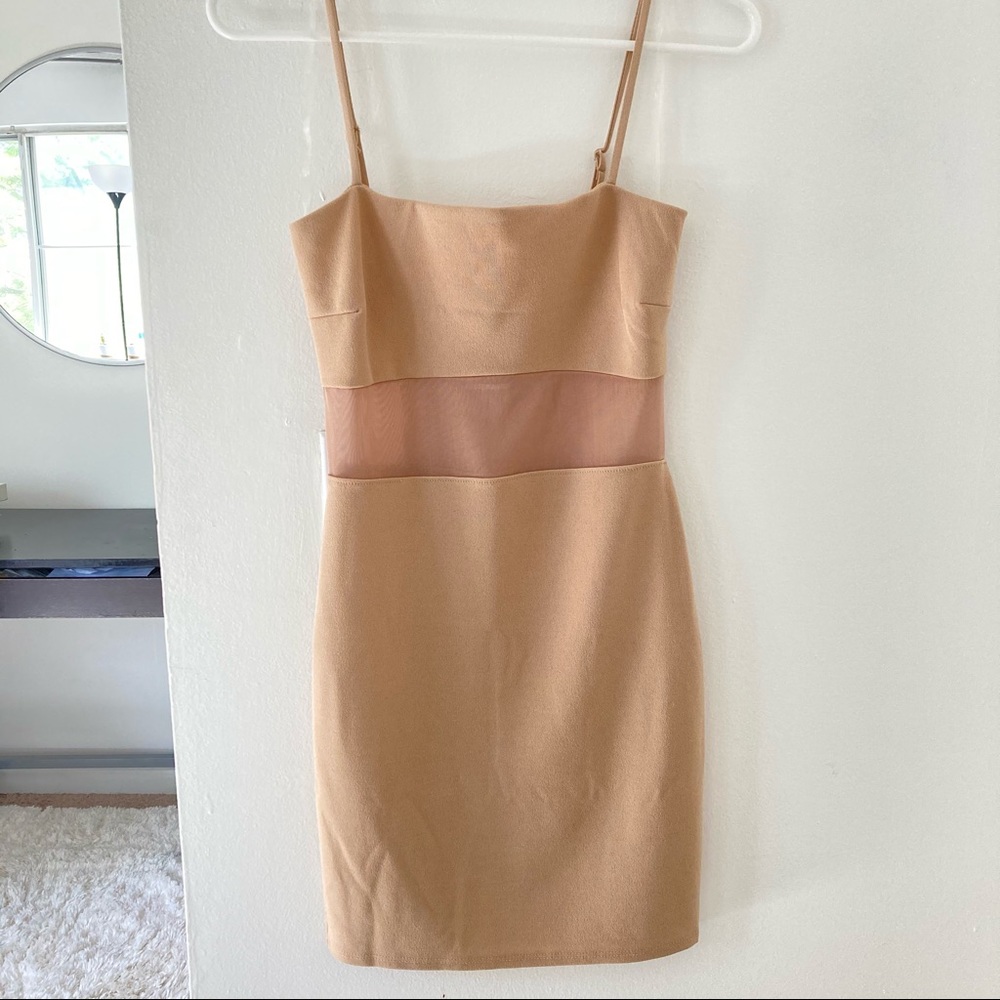 Short Tan Dress